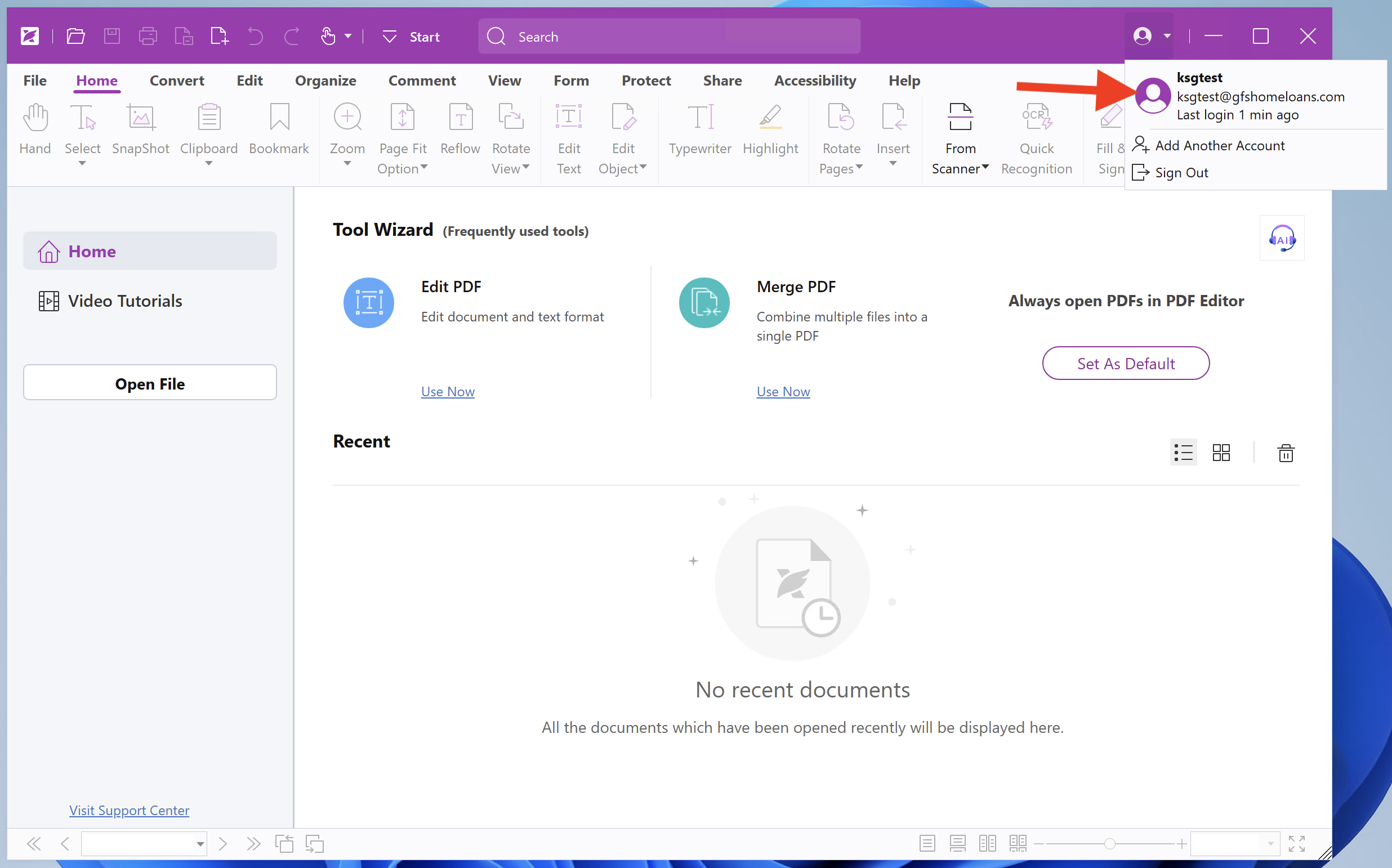 Account Login Verification